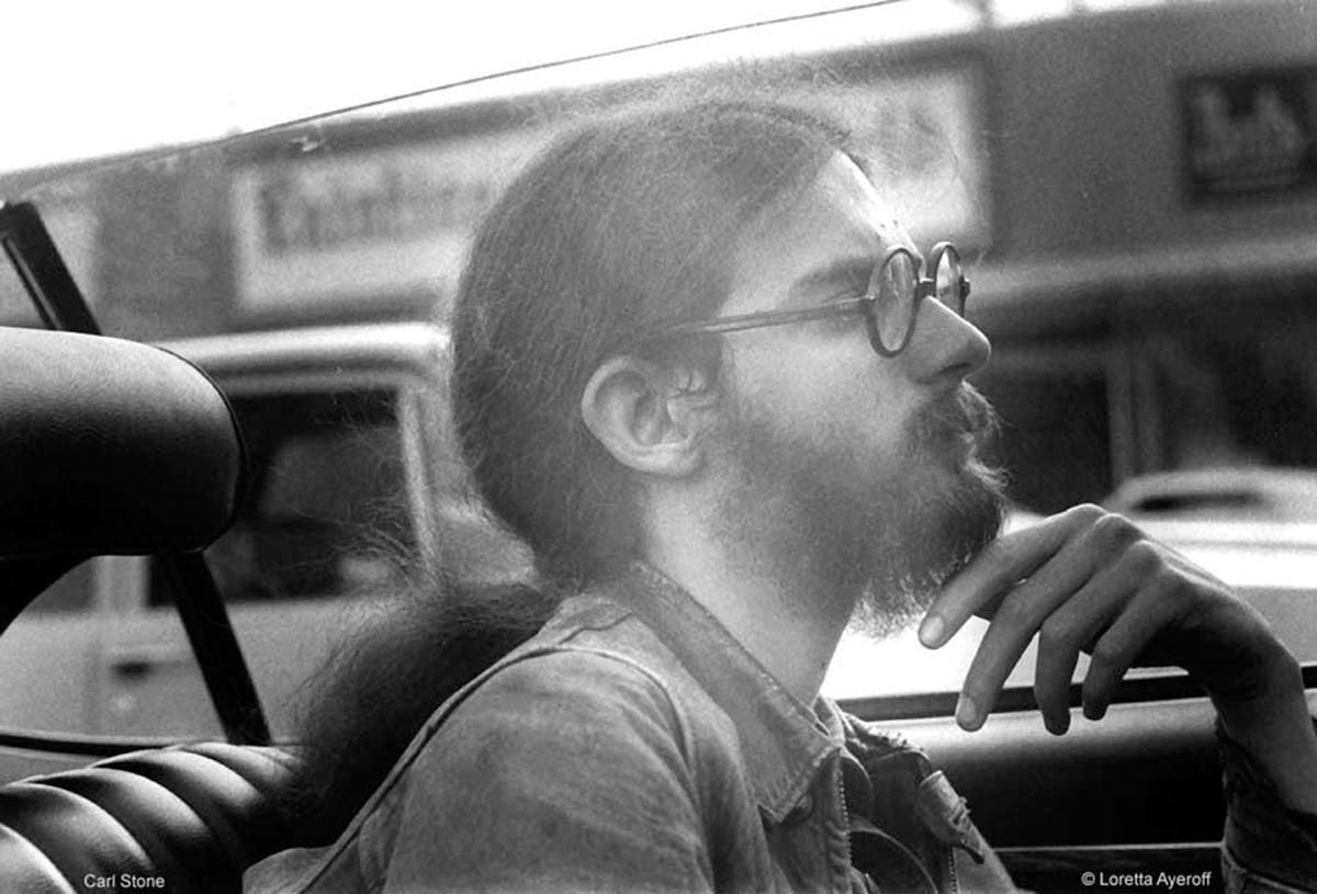 Carl Stone photographed by Ayeroff, circa 1973