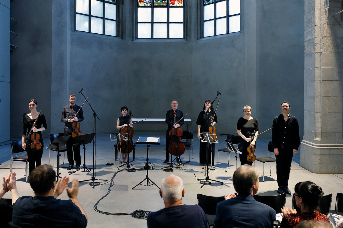 Studio photograph from the Gimik sessions related to the music of John McGuire