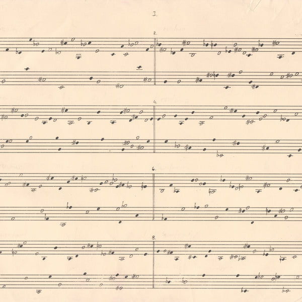 "See the Welter", Score and Notes by James Rushford