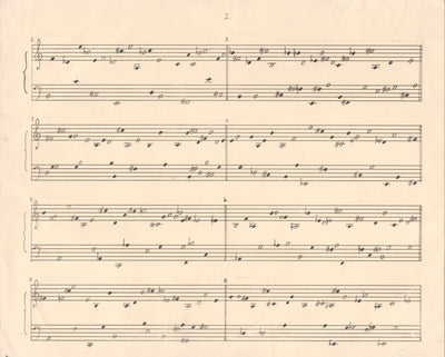 "See the Welter", Score and Notes by James Rushford
