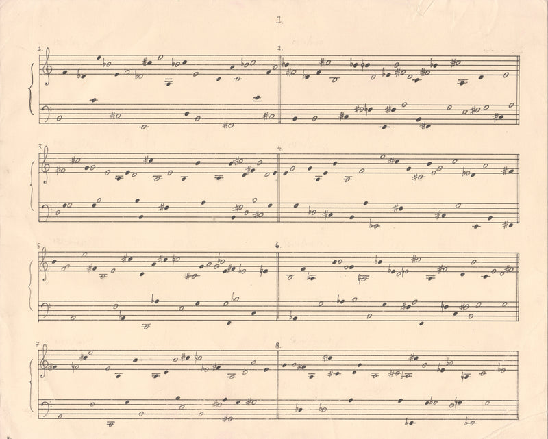 "See the Welter", Score and Notes by James Rushford