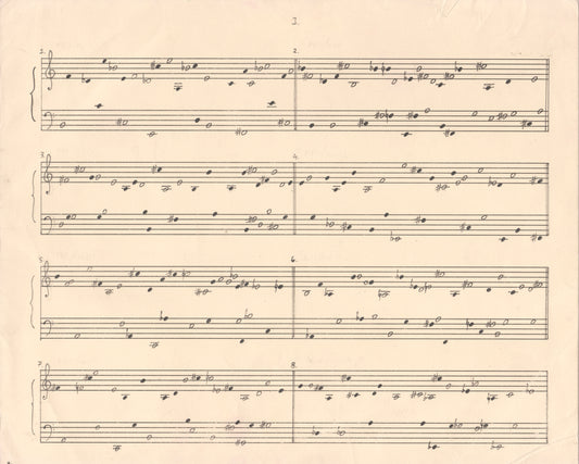 "See the Welter", Score and Notes by James Rushford