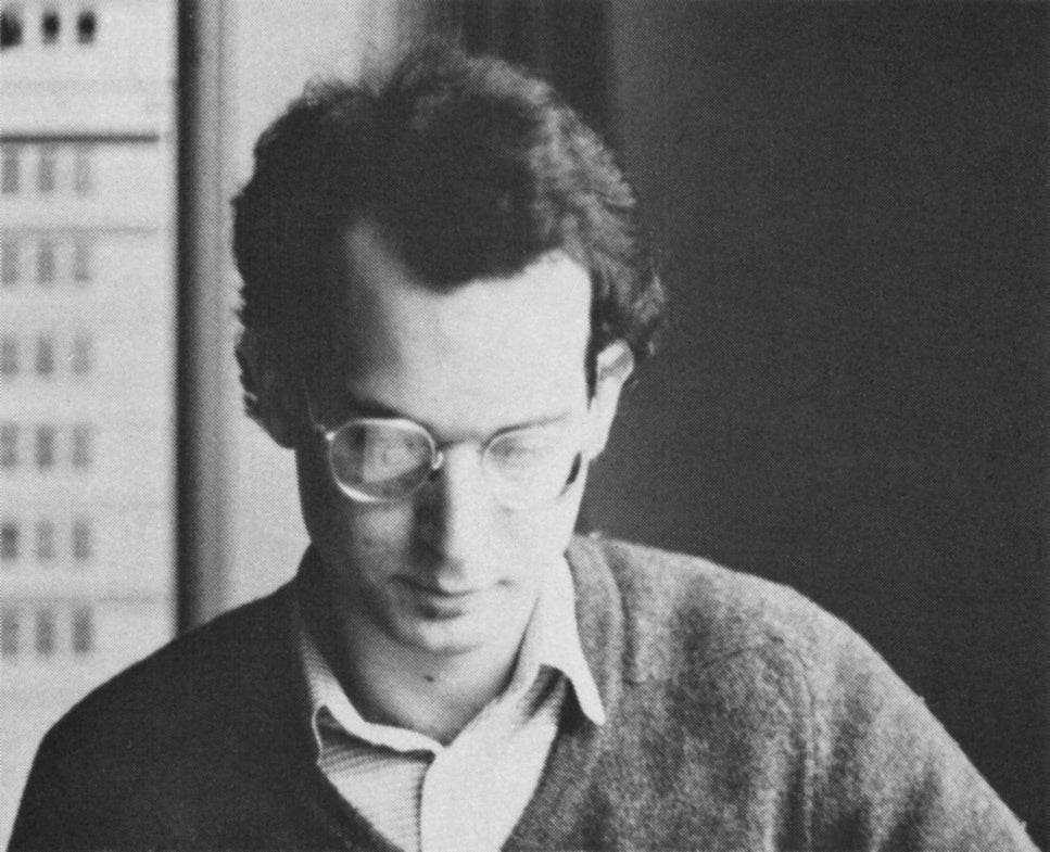 Carl Stone in the 1980s, black and white portrait