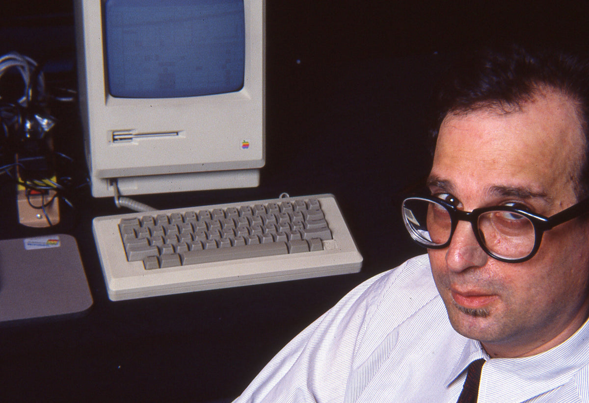 Archival photograph of Carl Stone for Electronic Music from the Eighties and Nineties